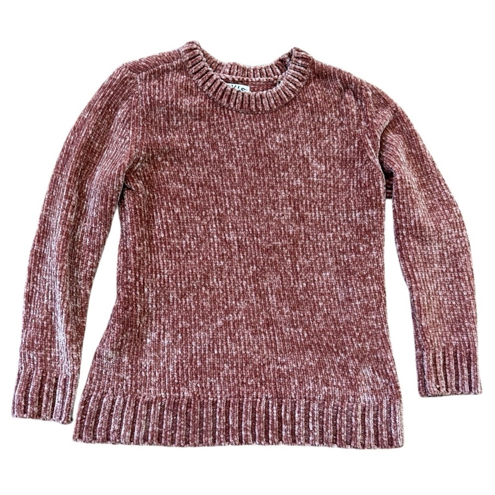 Orvis Ribbed Velvet Dusty Rose Pink Sweater Women’s XS Valentines Day Spring - Picture 5 of 13